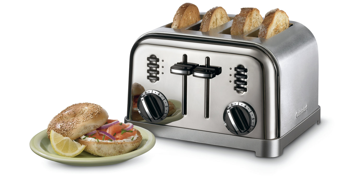 Metal Classic 4 Slice Toaster in Brushed Stainless & Reviews AllModern